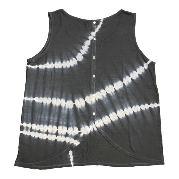 OLIVE&OAK, TIE DYED TANK TOP IN NAVY BLUE. SIZE M - Picture 2 of 5